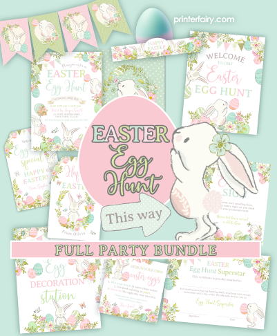 Easter Egg Hunt Printable Bundle