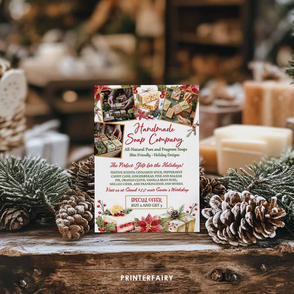 Soap - Christmas Market Flyer Template