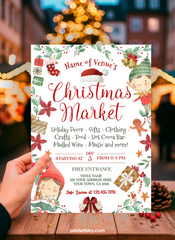 Editable Christmas Market Flyer Template