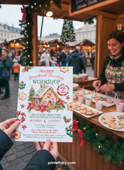 Christmas Workshop Flyer Template