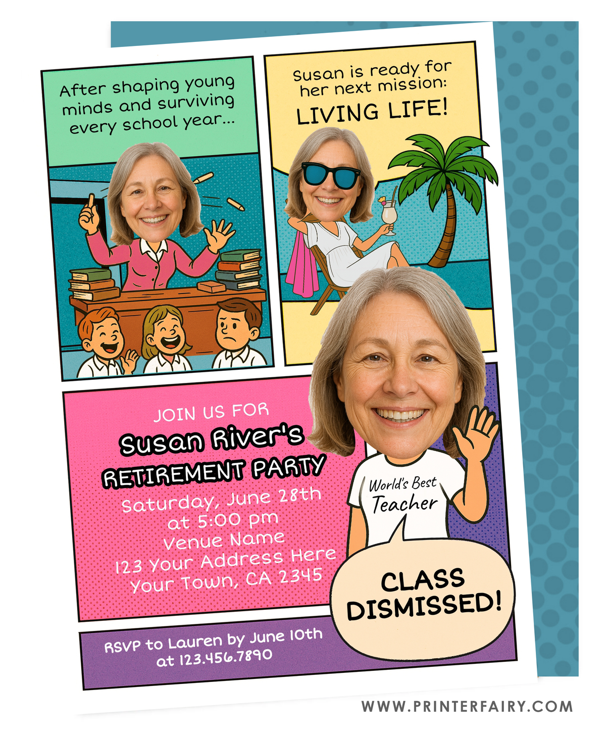 Teacher Retirement Invitation