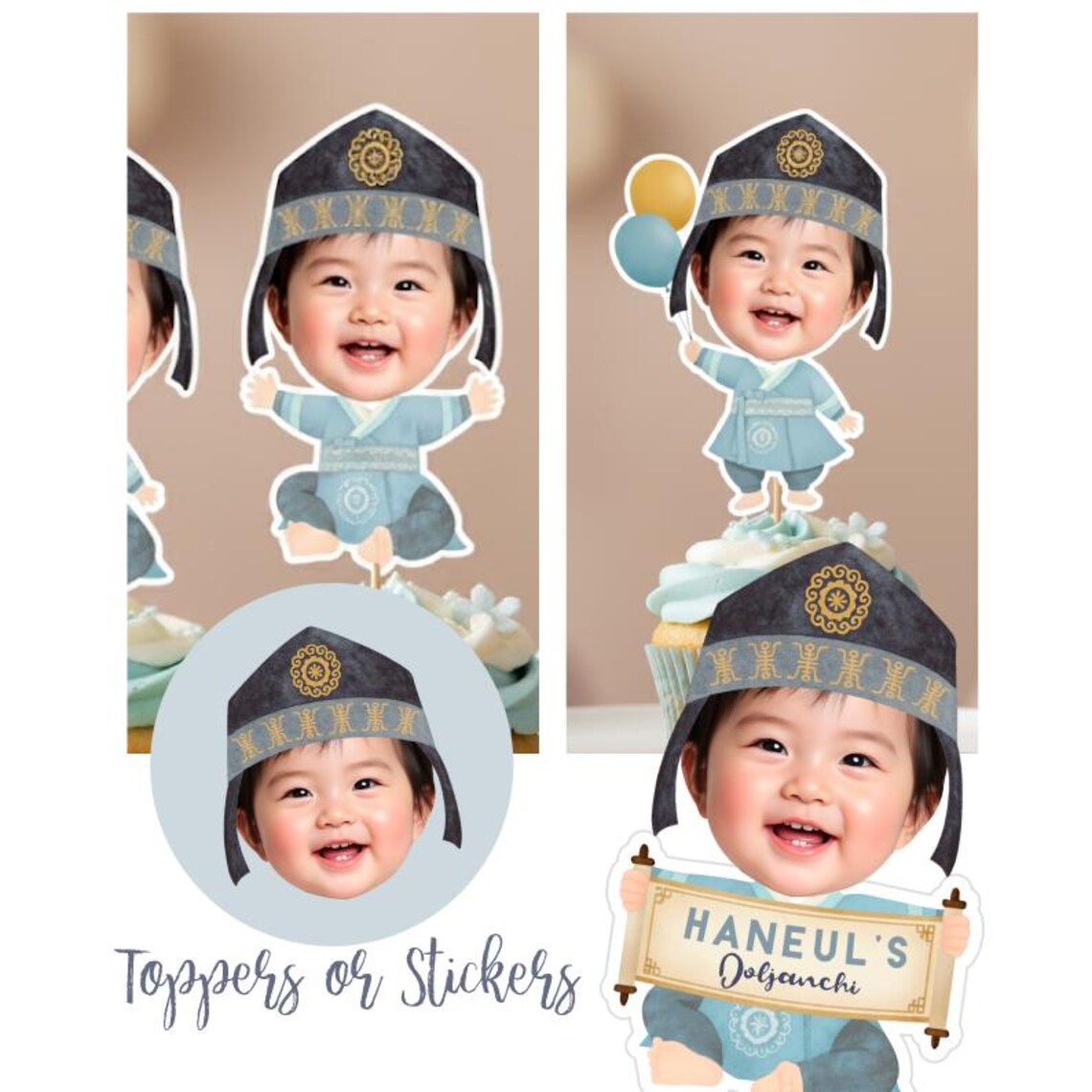 Doljanchi & Doljabi Boy Birthday Party Bundle