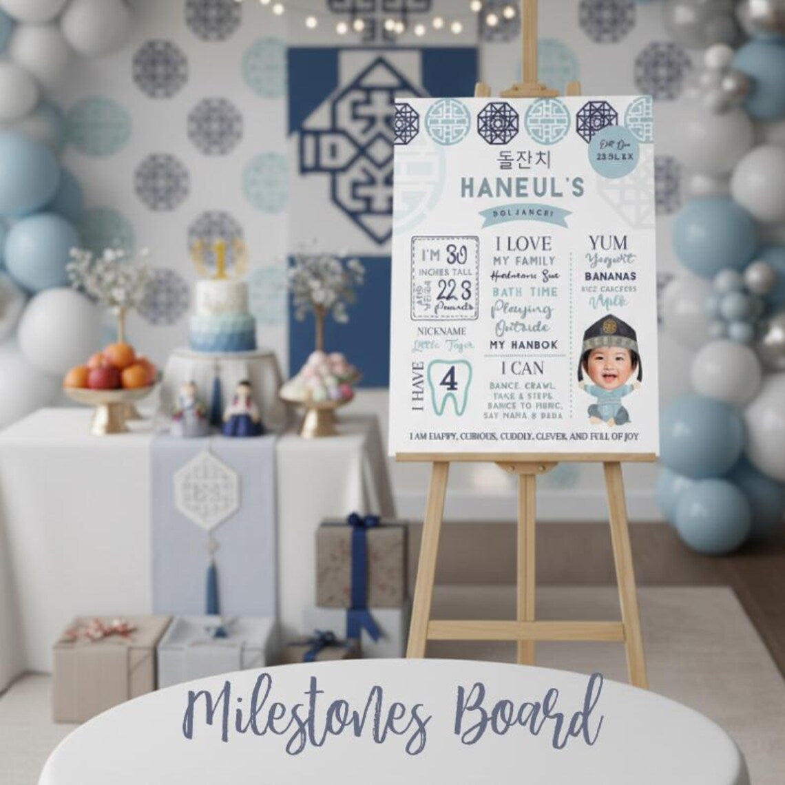 Doljanchi & Doljabi Boy Birthday Party Bundle