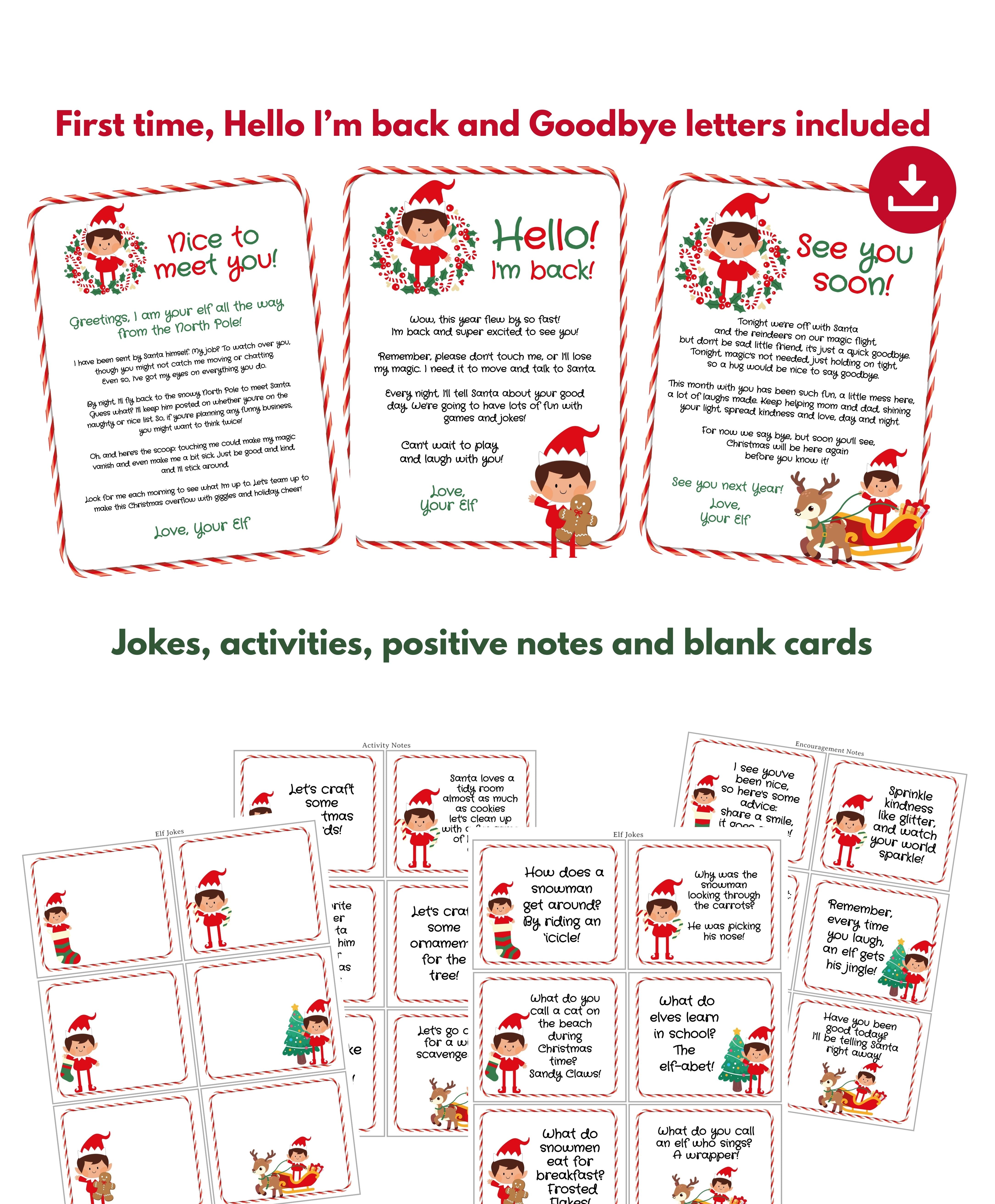 Elf on the Shelf Printable Kit