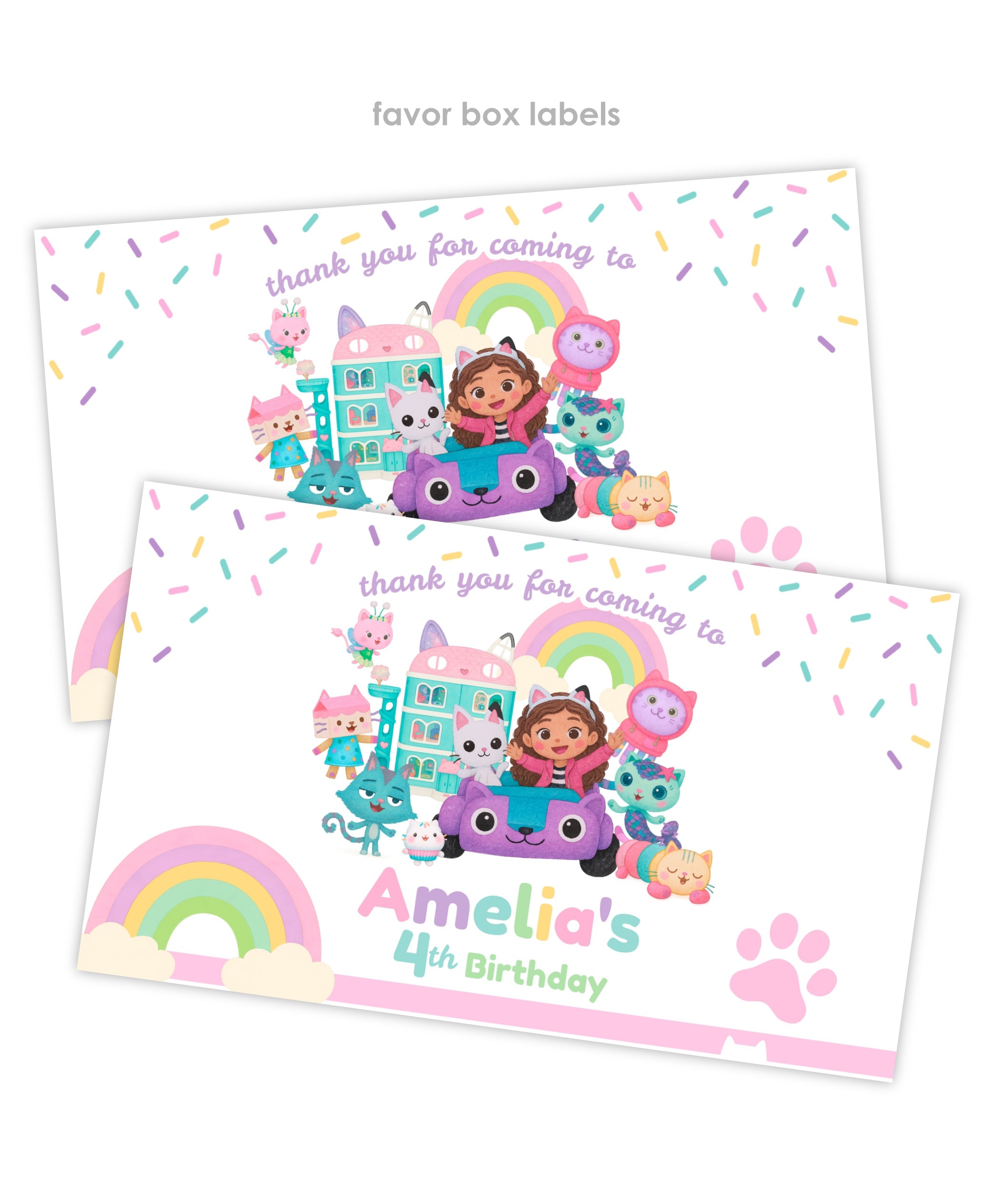 Gabby’s Dollhouse Birthday Party Bundle