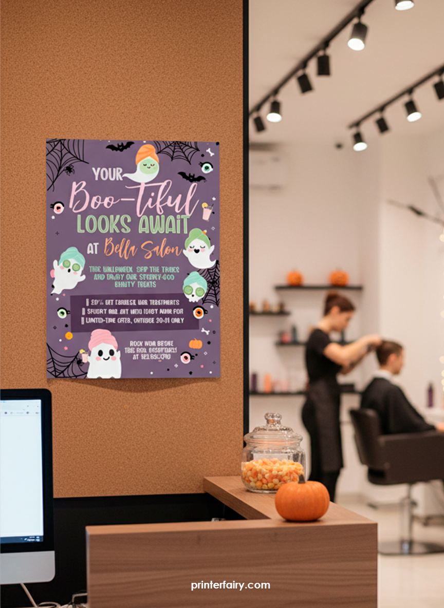 Halloween Spa Flyer