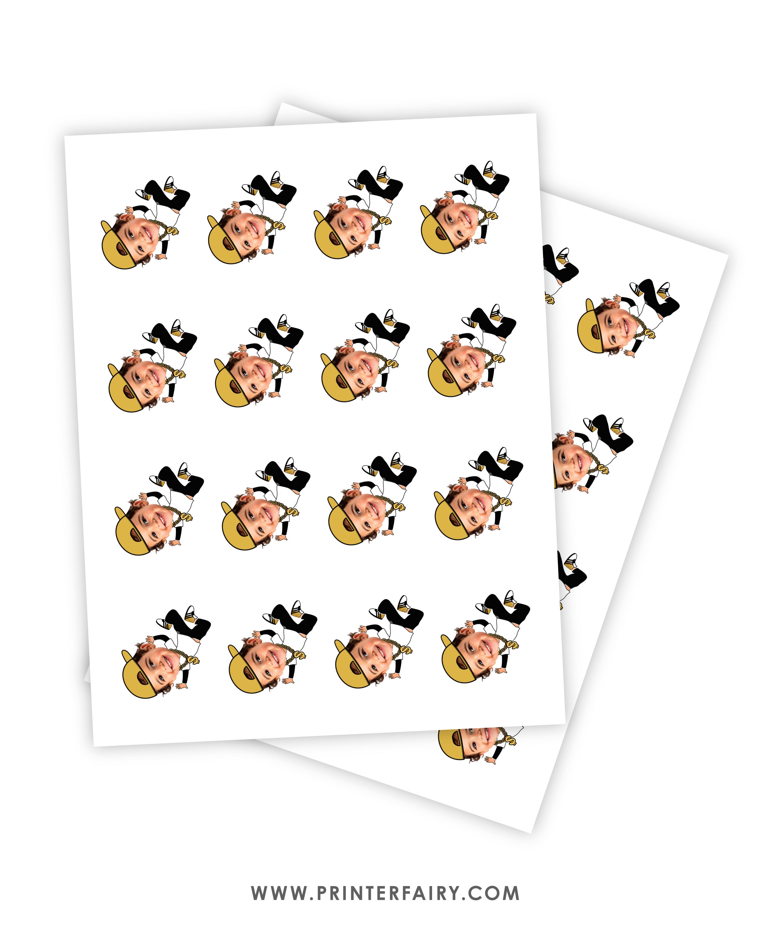 Hip Hop Cupcake Toppers