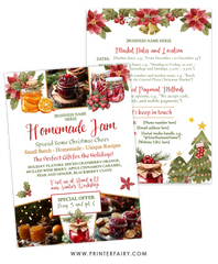 christmas market flyer template