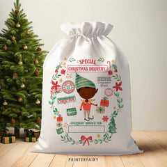 DIGITAL - Santa Sack Personalized Design