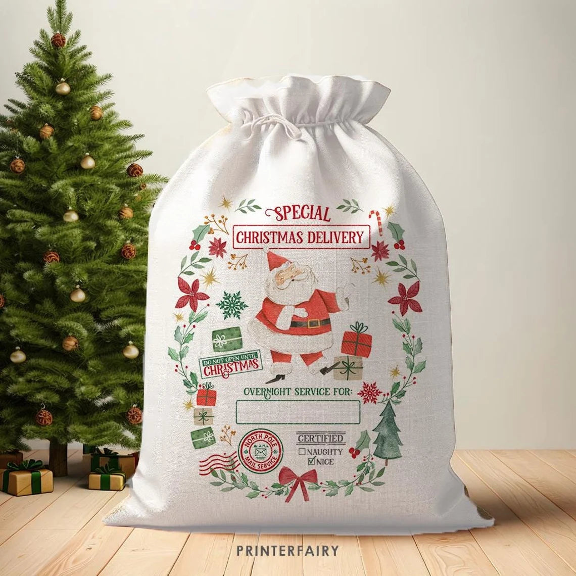 DIGITAL - Santa Sack Custom Design