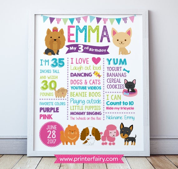 Matching Birthday Board - Milestone Board