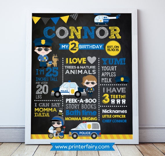 Matching Birthday Board - Milestone Board