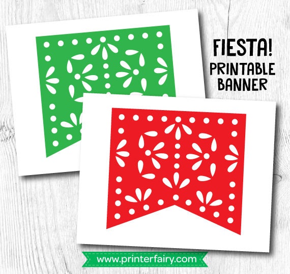 Fiesta Sign Package, Mexican Birthday Party Decorations, Fiesta Baby Shower, Instant Download