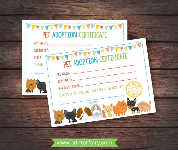 Puppy Adoption Party Printables, Pet Birthday Decor (Digital Download)