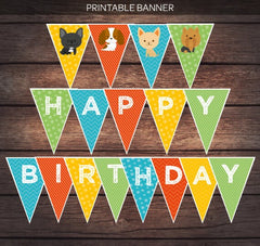 Puppy Adoption Birthday Party Package, 7 Printables (Digital Download)