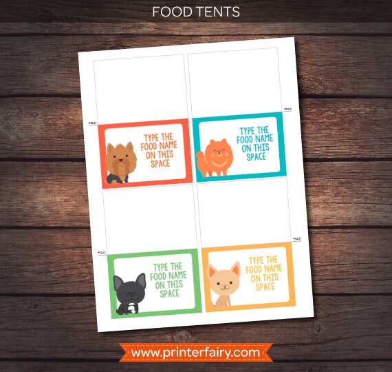 Puppy Adoption Birthday Party Package, 7 Printables (Digital Download)