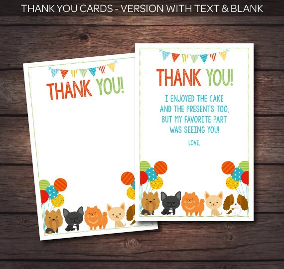 Puppy Adoption Birthday Party Package, 7 Printables (Digital Download)