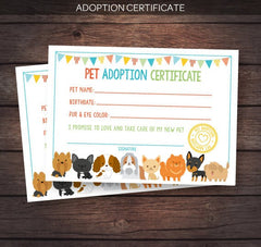 Puppy Adoption Birthday Party Package, 7 Printables (Digital Download)