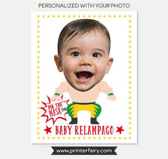 Luchador Personalized Pin the Mask Game with your photo, Digital Design