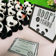 Panda Adoption Certificate, Birthday Party Printables (Instant Download)