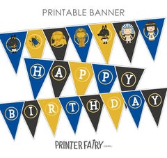 Egypt Birthday Party Printable Banner, Party Decorations, Instant Download