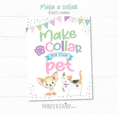 Puppy & Kitty Adoption Party Games, Pet Adoption Certificate (Digital Download)