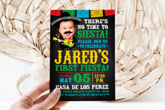 Fiesta 1st Birthday Invitation, Mariachi Theme (Digital Personalized Invitation)