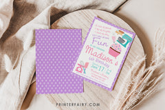 Editable Baking Birthday Invitation, Bakery Party (Instant Download)