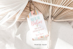 You are the Balm Editable Gift Tags Teacher Appreciation, Instant Download