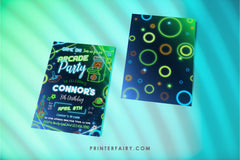 Editable Arcade Birthday Party Invitation (Digital Download)