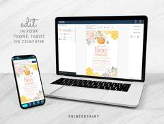 Bee Retirement Party Invitation EDITABLE Template, "You Will Bee Missed" Theme, Instant Download
