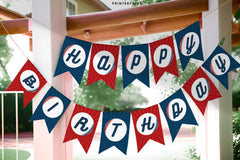 Editable Baseball Birthday Banner, Sports Party Invite (Digital)