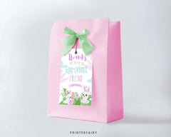 Eggcellent Easter Gift Tags, Editable Printable (Instant Download)