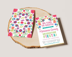 Graduation Fiesta Invitation, Mexican Theme, Editable Template (Digital)