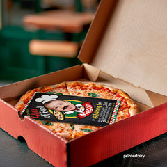 Personalized Pizza Birthday Invitation, Chef Party (Digital Download)