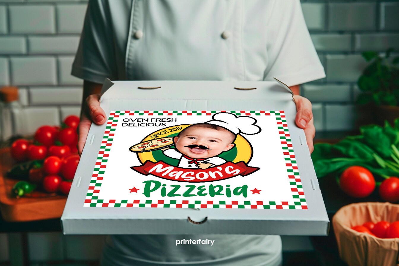 Personalized Pizza Party Bundle, Invitation, Decor (Digital Download)