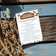 Cowboy Baby Shower Games Bundle, Editable Printable Templates (Digital Download)