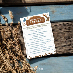 Cowboy Baby Shower Games Bundle, Editable Printable Templates (Digital Download)
