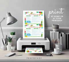 Mexican Recipe Card Editable Printable Template, Cinco de Mayo Recipes, Mexican Dishes, Instant Download