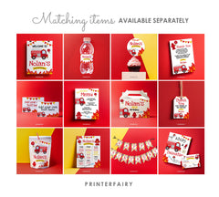 Firefighter Personalized Photo Toppers, Printable Personalized Decorations