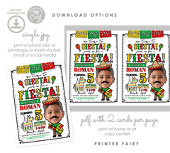 Cinco de Mayo Birthday Invitation, Fiesta Party Template, Editable (Digital Download)
