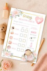 Reborn Accesories Birth Certificate, Care Sheet, Doll Health Check Editable Customizable Templates, Instant Download