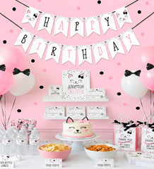 Kitty Cat Adoption Party Package, Printable Decor (Instant Download)