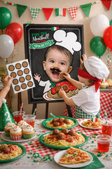 Personalized Pin the Meatball Game, Spaghetti Birthday Party Poster (Digital Download)