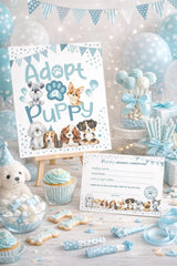 Puppy Adoption Party Sign Certificate (Instant Download)
