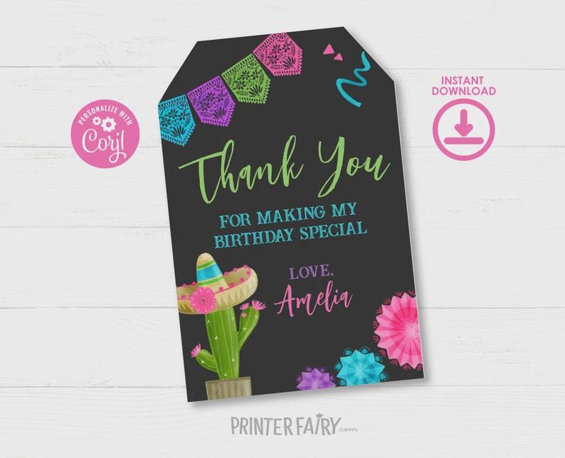 Fiesta Retirement Party Editable Bundle (Digital Download)