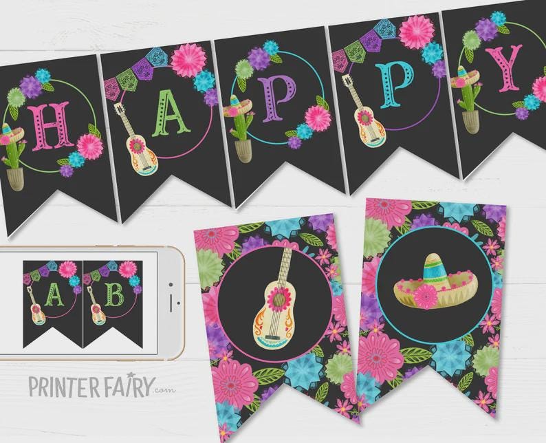 Fiesta Retirement Party Editable Bundle (Digital Download)