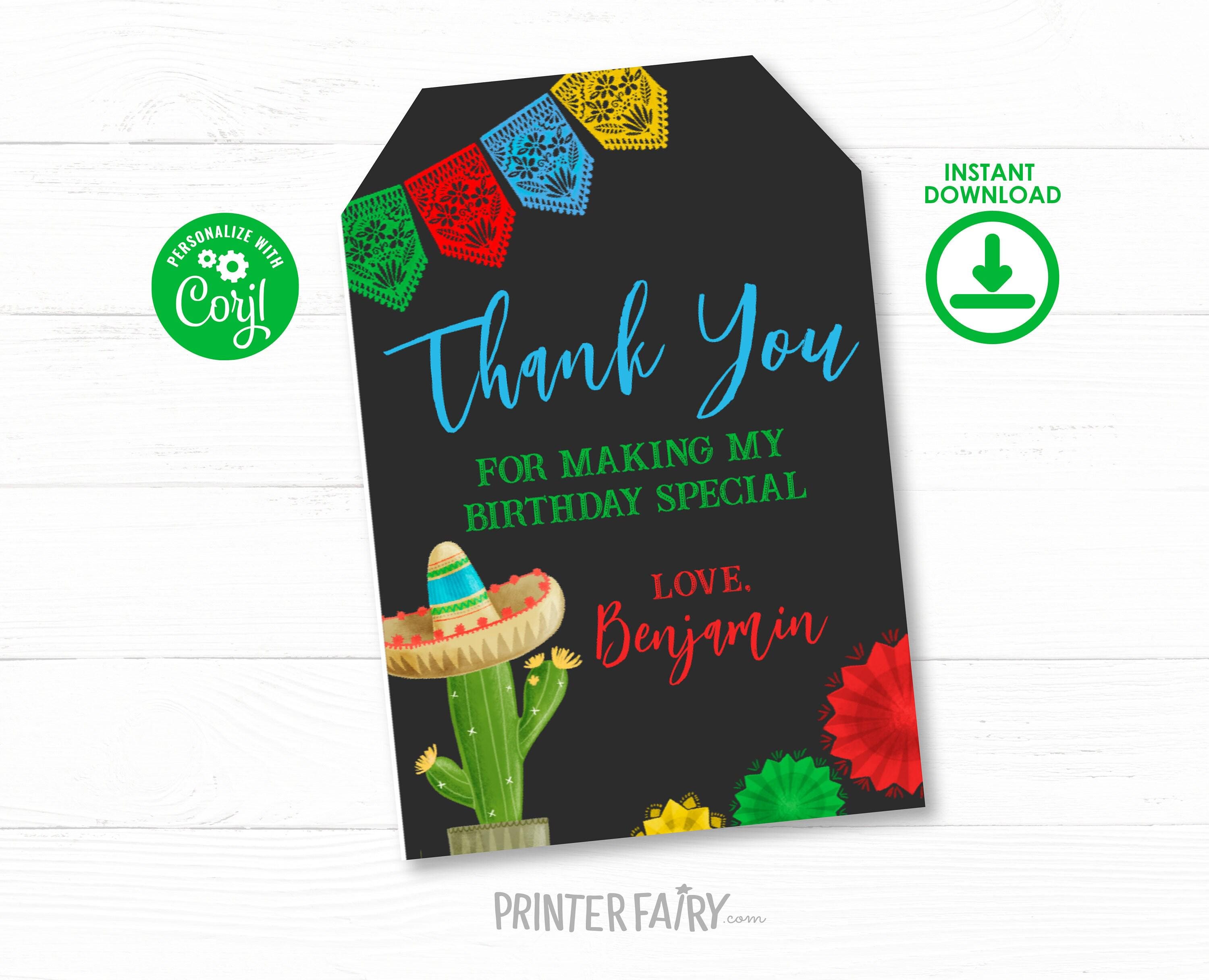 Fiesta Retirement Party Editable Templates Bundle (Digital Download)