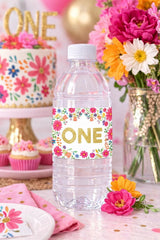 Fiesta Water Bottle Labels, Editable Templates, Cinco de Mayo (Instant Download)