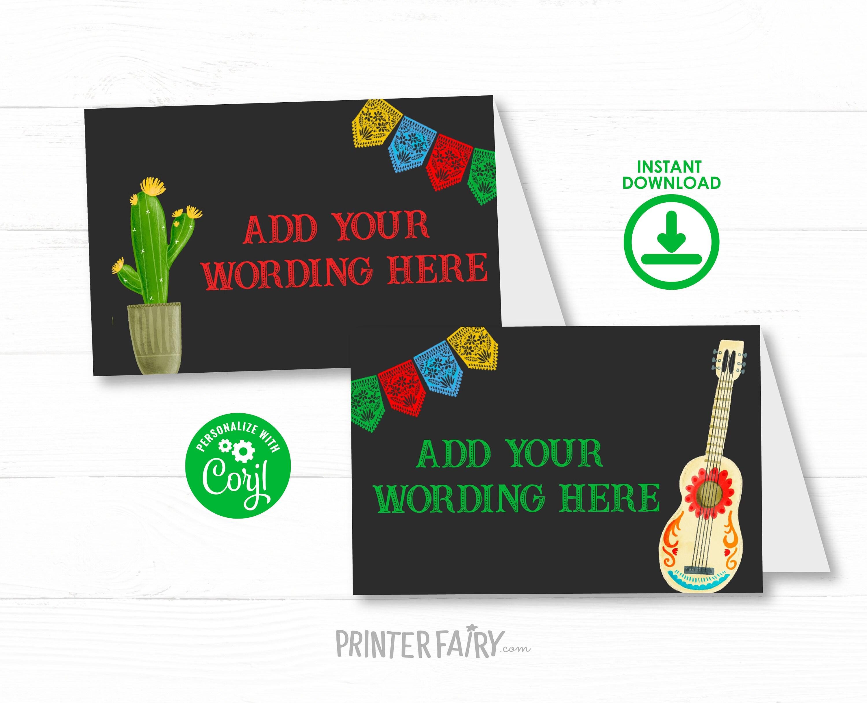 Fiesta Retirement Party Editable Templates Bundle (Digital Download)